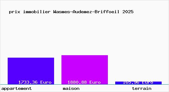 prix immobilier Wasmes-Audemez-Briffoeil